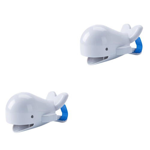 2Pcs Grey Faucet Extender Dishwasher Safe Sink Washing Helper 2