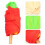 2Pcs Folding Silk Fan for Dance Multi Color Long Fan for Belly Dance 10