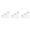 3Pcs Transparent Crystal Candle Holders Elegant Cube Tealight Display 5