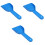 3Pcs Blue Handheld Plastic Ice Freezer Kitchen Tool 5