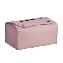 Fashionable Paper Towel Container Elegant Rectangular-Pink