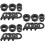 3Sets Flange Nuts Fastening Hub Nuts Kit for Balance Bikes 9