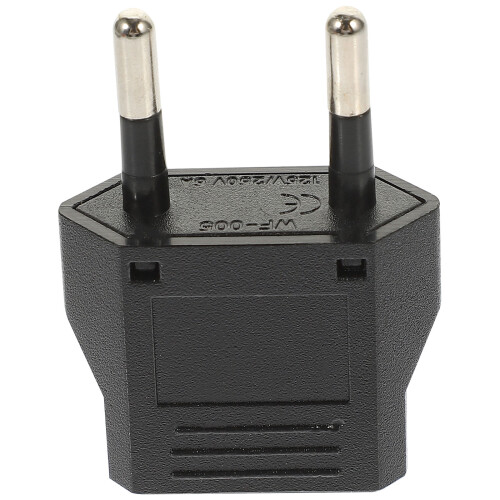 3Pcs Compact Black Copper European Adapter Multi-Use Travel Accessory