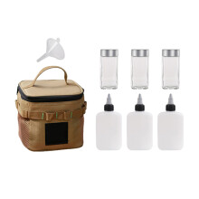 Mini Condiment Bottle Condiment Container Portable Spices Bag-A