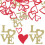 200Pcs Confetti for Valentines and Wedding Celebration 3