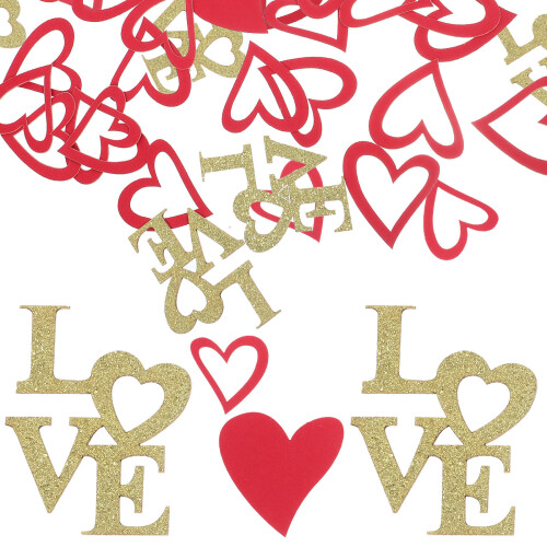 200Pcs Confetti for Valentines and Wedding Celebration 2