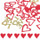 200Pcs Confetti for Valentines and Wedding Celebration 2