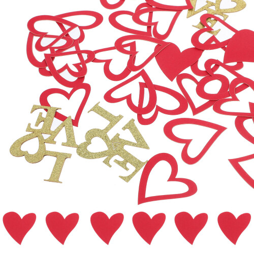 200Pcs Confetti for Valentines and Wedding Celebration 1