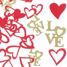 200Pcs Confetti for Valentines and Wedding Celebration