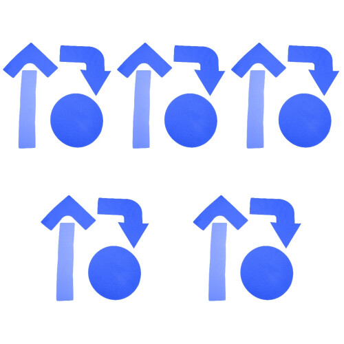 20Pcs Blue Flat Spot Markers Tear-Proof Agility Training Ground Tools 2