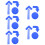 20Pcs Blue Flat Spot Markers Tear-Proof Agility Training Ground Tools 11