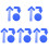 20Pcs Blue Flat Spot Markers Tear-Proof Agility Training Ground Tools 2