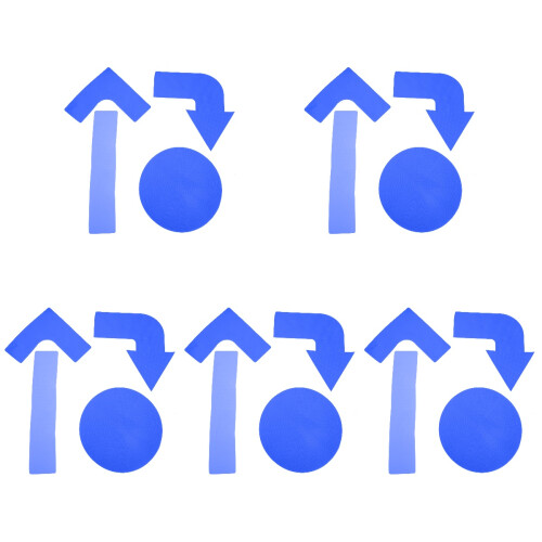 20Pcs Blue Flat Spot Markers Tear-Proof Agility Training Ground Tools 1