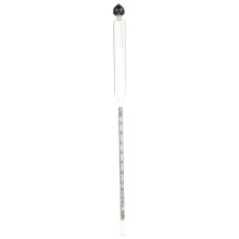 2Pcs High Precision Glass Hydrometer for Mud Petroleum Liquid Testing