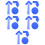 20Pcs Blue Flat Spot Markers Tear-Proof Agility Training Ground Tools 7