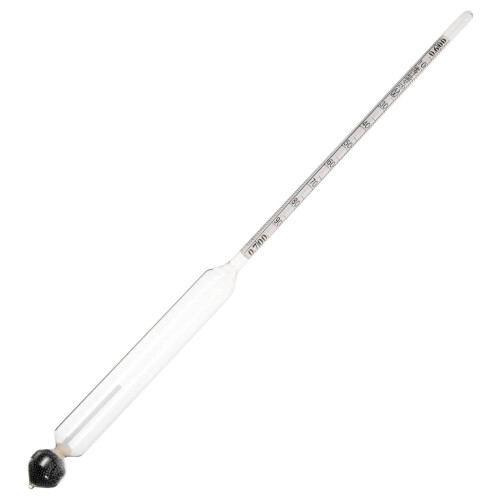 2Pcs High Precision Glass Hydrometer for Mud Petroleum Liquid Testing 2