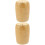 2Pcs Light Brown Toothpick Holder Bamboo Cotton Swab Container 5
