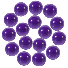 100Pcs Openable Purple PVC Raffle Balls for Party Game and Use