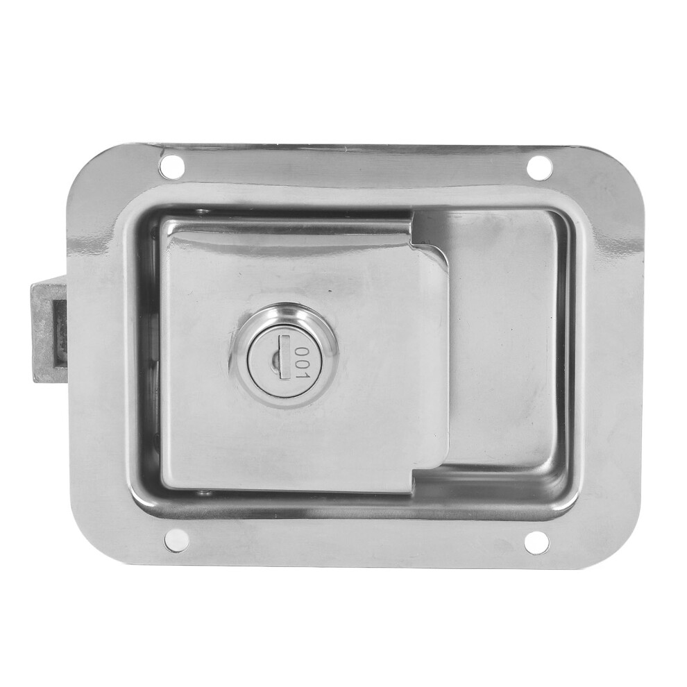 Durable Steel Rv Trailer Lock With Flush Mount Paddle Latch Handle 9461368889149