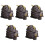 5Pcs Artistic Ceramic Toad Backflow Incense Holder for Home Decor 3