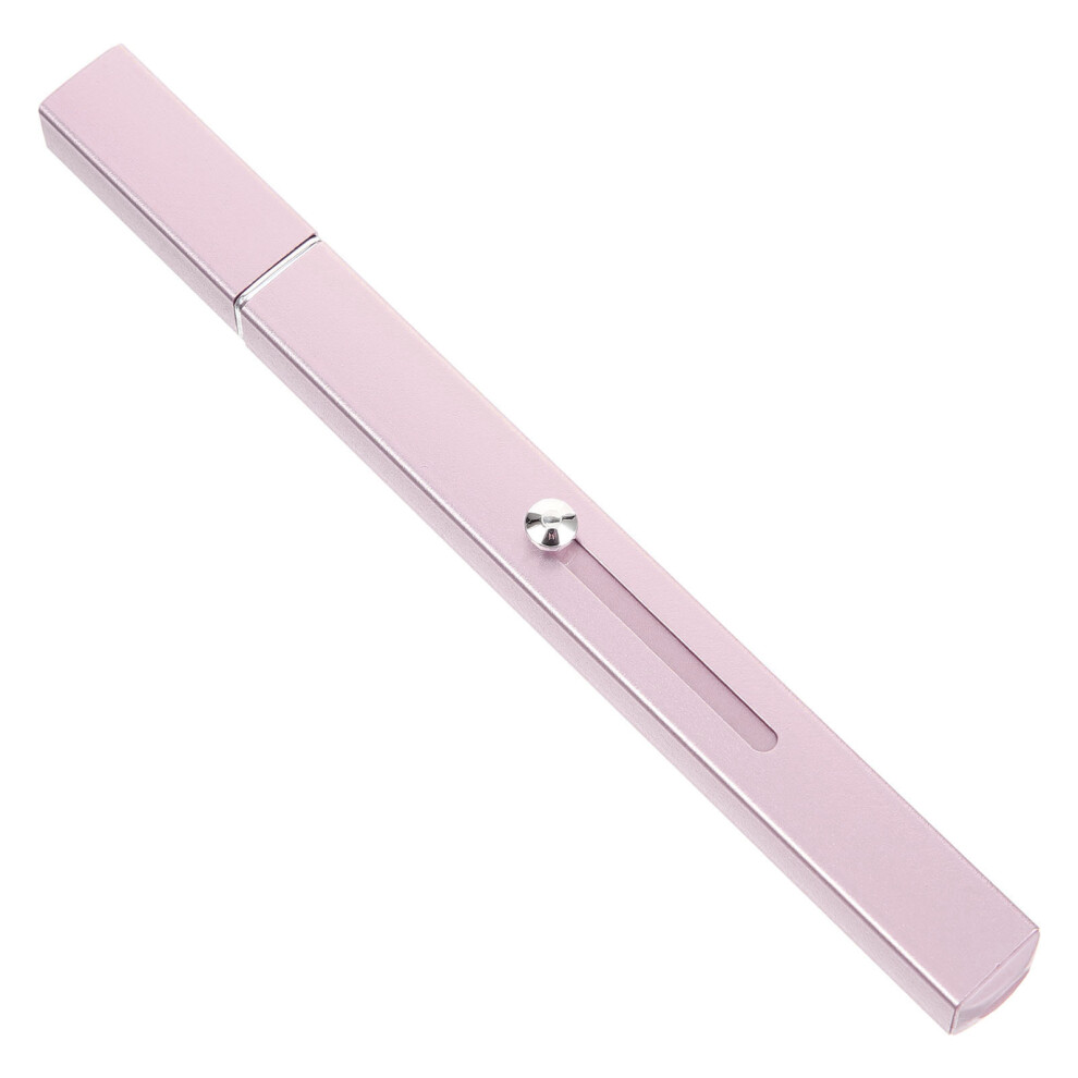 Happyyami Pink 4Pcs Retractable Lip Brush And Lip Gloss Applicator Makeup Tools