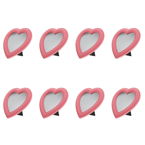 8Pcs Stable Base Pink Desktop Cosmetics Shape for Women 2