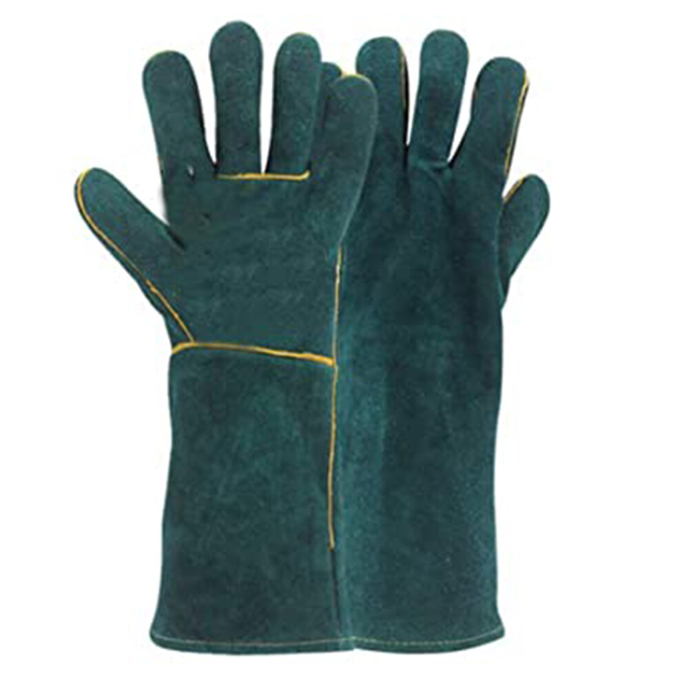 Ultimate Bite Proof Gloves, Cowhide Leather Animal Handling Gloves For Men And Women 9441426630456