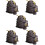 5Pcs Artistic Ceramic Toad Backflow Incense Holder for Home Decor 8