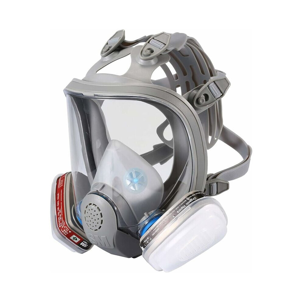 Full Face Respirator Protective Mask, Reusable Anti-Fog Cover With Adjustable Fit 9441426681946