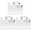 3Sets Erasable Acrylic Note Board Assorted Colors Weekly Organizer 4