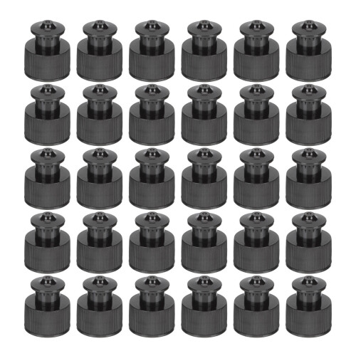 90Pcs Black Replaceable Sports Bottle Lids Leakproof Pull-Type Tops