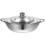 2Pcs Stainless Steel Hotpot Pot Home Thickened Silver Cookware 1