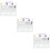 3Sets Erasable Acrylic Note Board Assorted Colors Weekly Organizer 11