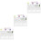 3Sets Erasable Acrylic Note Board Assorted Colors Weekly Organizer 7