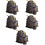 5Pcs Artistic Ceramic Toad Backflow Incense Holder for Home Decor 7