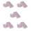 120Pcs Manicure Tool Purple Nail Sponge Soft Gradient Color Applicator 10
