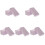 120Pcs Manicure Tool Purple Nail Sponge Soft Gradient Color Applicator 4