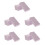 120Pcs Manicure Tool Purple Nail Sponge Soft Gradient Color Applicator 8