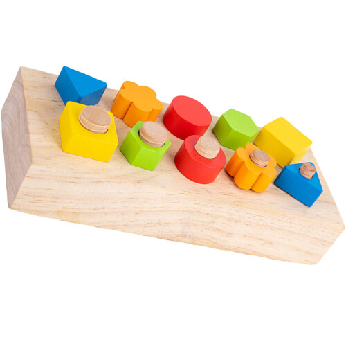 3Sets Educational Toddler Puzzle Shape Block Toy for Early Learning