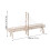 2Pcs Wooden DIY Cable-Stayed Bridge Model Kids Educational Physics Toy 9