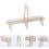 2Pcs Wooden DIY Cable-Stayed Bridge Model Kids Educational Physics Toy 10