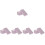 120Pcs Manicure Tool Purple Nail Sponge Soft Gradient Color Applicator 7