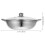 2Pcs Stainless Steel Hotpot Pot Home Thickened Silver Cookware 11