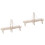2Pcs Wooden DIY Cable-Stayed Bridge Model Kids Educational Physics Toy 5