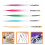 2Sets Double Head Nail Brushes Portable for Nail Art 8