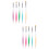 2Sets Double Head Nail Brushes Portable for Nail Art 7