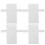 8Pcs Sturdy White Plastic Grid Canvas Sheets for DIY Craft Bags 5