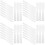 40Pcs White Makeup Spatulas Silicone Cosmetic Mixing Tools for DIY Use 7