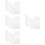 40Pcs White Makeup Spatulas Silicone Cosmetic Mixing Tools for DIY Use 9