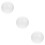 3Pcs White Foam Cake Dummies for Customizing and Cake Practice 9